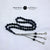 Edge-cut Blue Goldstone Rosary