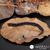 Edge-cut Blue Goldstone Rosary
