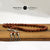 Edge-cut Brown Goldstone Rosary