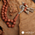 Edge-cut Brown Goldstone Rosary